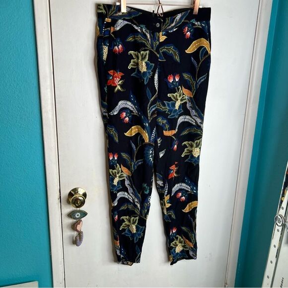 Maje papaye baroque printed trousers - Picture 2 of 9